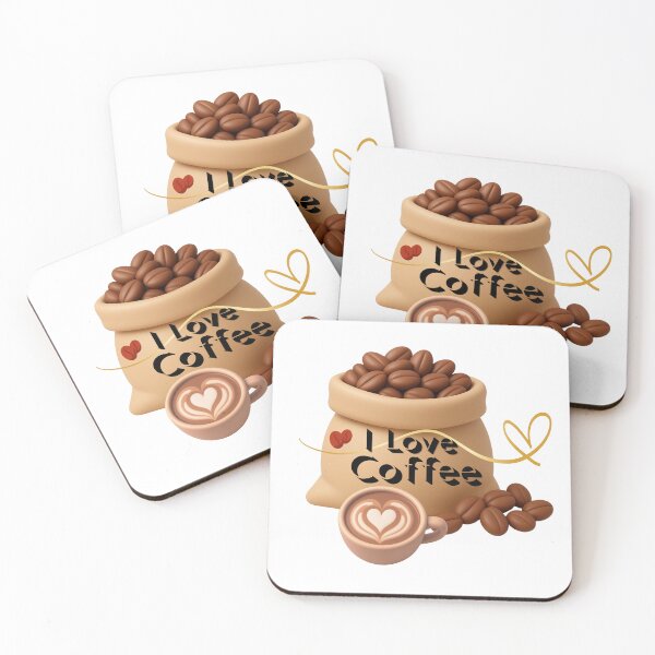Item preview, Amo el Cafe con Granos y Taza de Cafe designed and sold by ArtMochis.