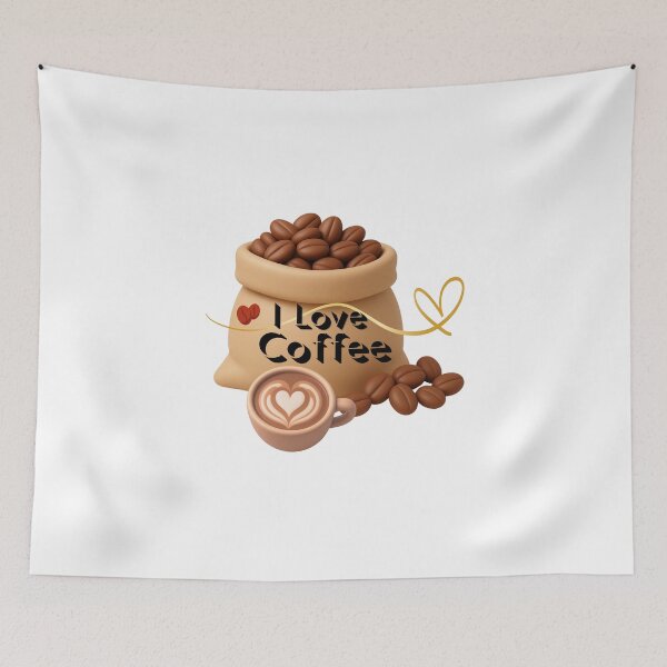Item preview, Amo el Cafe con Granos y Taza de Cafe designed and sold by ArtMochis.