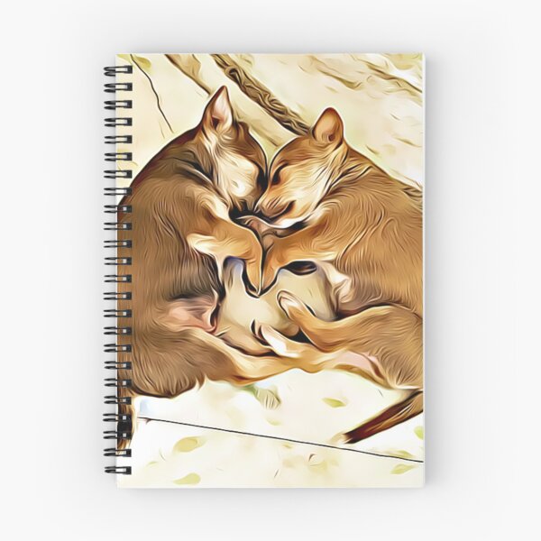Item preview, Dos cachorros pequeños durmiendo acurrucados juntos. designed and sold by ZoroDesign.