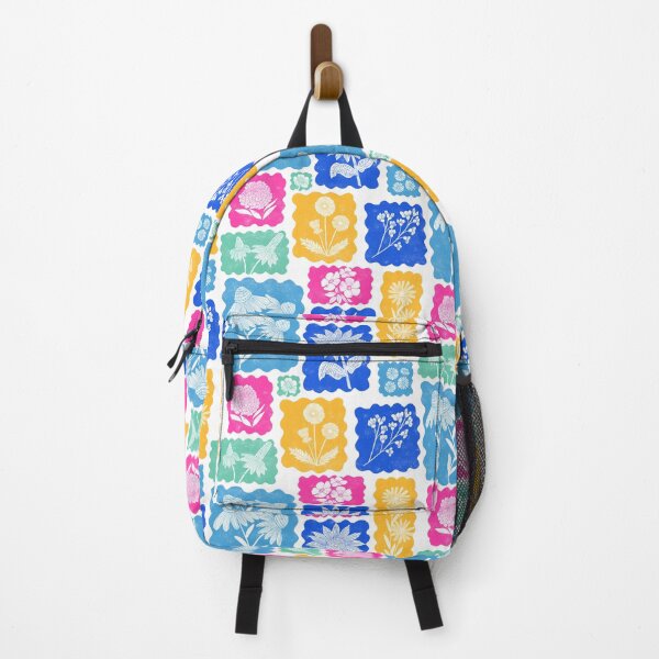 Item preview, Colorful Stamped Wildflowers designed and sold by latheandquill.