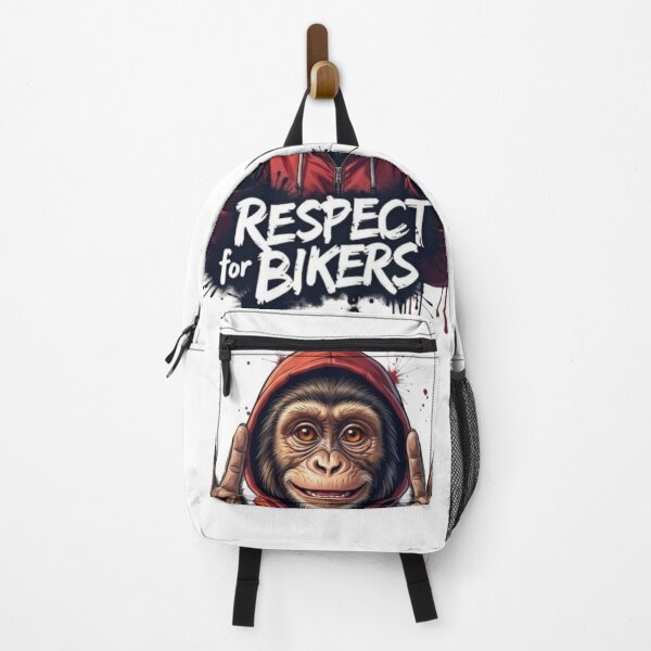 Item preview, Urban Primate: Respect for Bikers Hooded Chimp Graphic Art designed and sold by Zenvique Art.