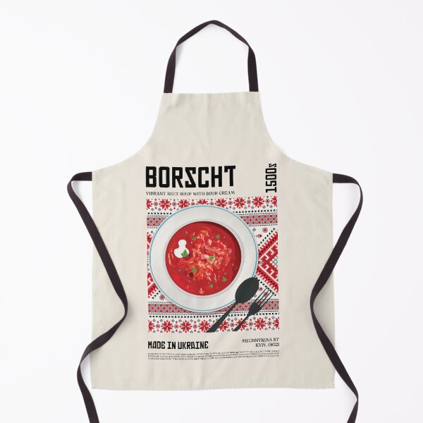 Item preview, Ukraine Borscht Food Wall Art designed and sold by SurfolioPrints.