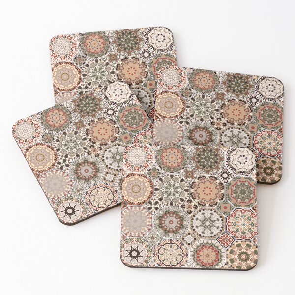 Item preview, Octagonal Oriental and ethnic motifs in patterns. designed and sold by IrinaGuArt.