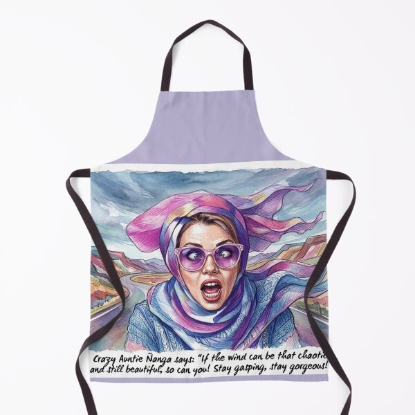 Item preview, Auntie Ñanga Chaotic Beauty: Funny Travel & Road Trip Art designed and sold by KabronX.