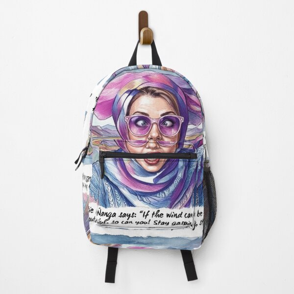 Item preview, Auntie Ñanga Chaotic Beauty: Funny Travel & Road Trip Art designed and sold by KabronX.