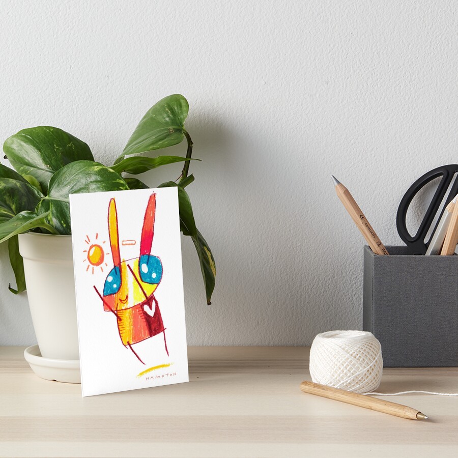 Item preview, Art Board Print designed and sold by WadeHate.
