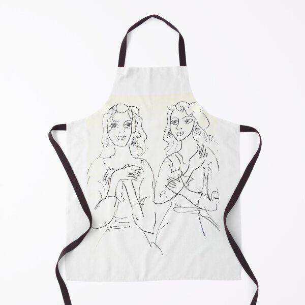 Item preview, Minimalist Line Art Women Duo Elegant Female Portrait designed and sold by TinTinBloom.