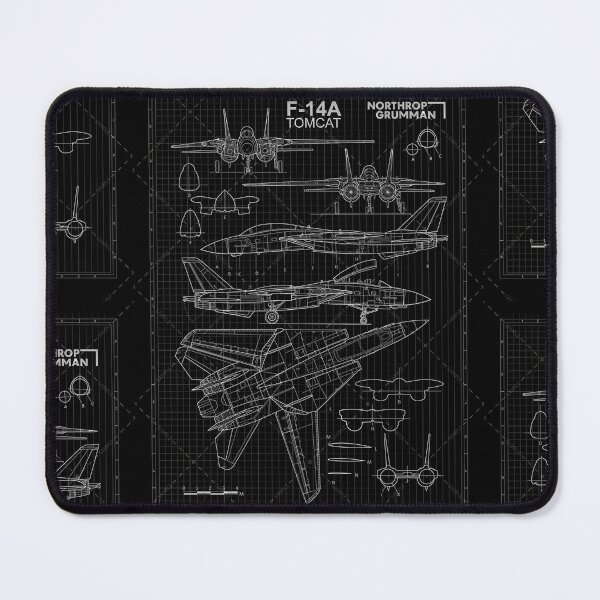 Item preview, Twin-Engine Fighter Jet Blueprint | Military Aircraft Schematic | Aviation Engineering Diagram Art designed and sold by Dyan4.