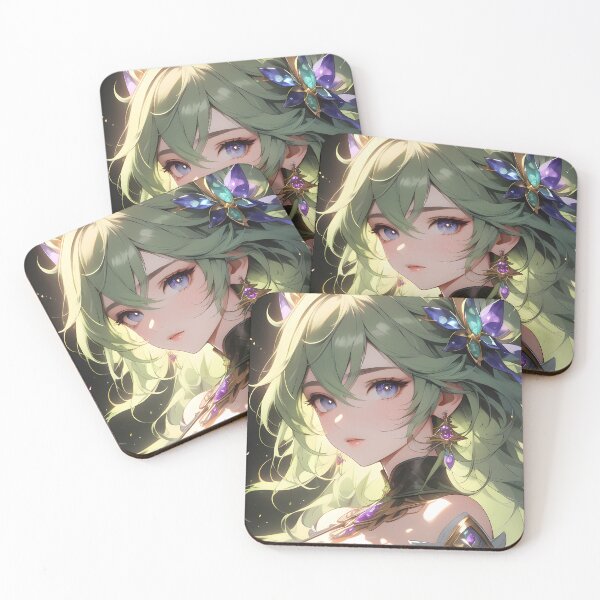 Item preview, Collei Genshin Impact Radiant Forest Glow Portrait designed and sold by Tokyonomad.