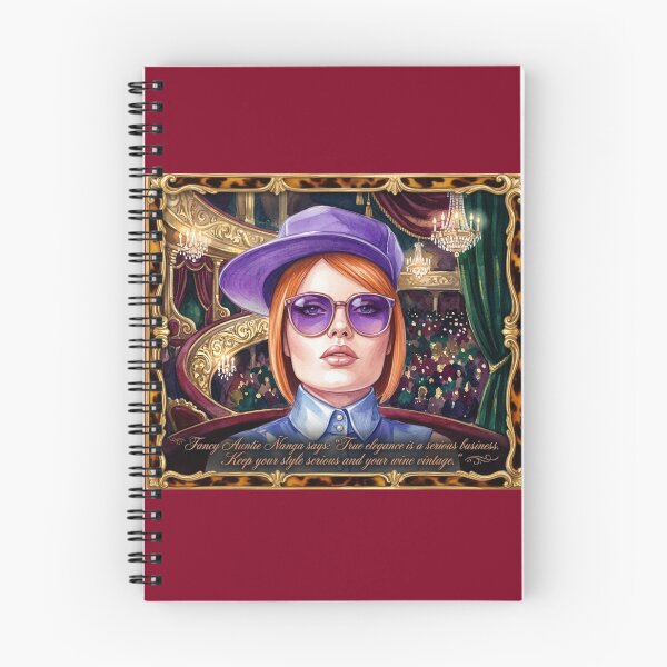 Item preview, Fancy Auntie Ñanga True Elegance: Funny Wine & Theater Art designed and sold by KabronX.
