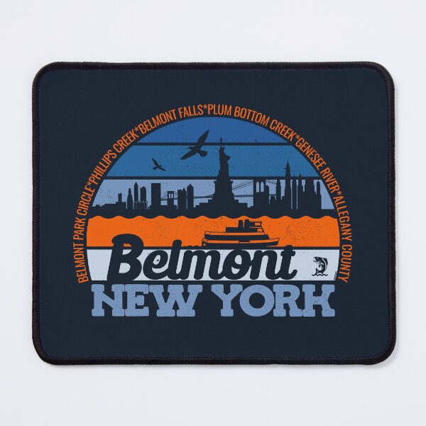 Item preview, Belmont New York Sunset Retro Vintage Local Pride Logo designed and sold by CRHPOD20.