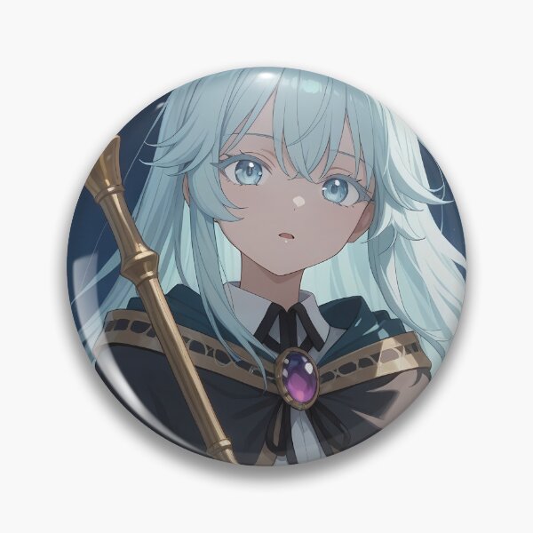 Item preview, Elfaria Albis Serfort Wistoria Wand and Sword Moonlit Staff Vigil designed and sold by Tokyonomad.