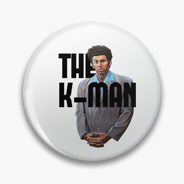 Item preview, Kramer Painting - K-Man - Seinfeld - Black Text designed and sold by averbene.