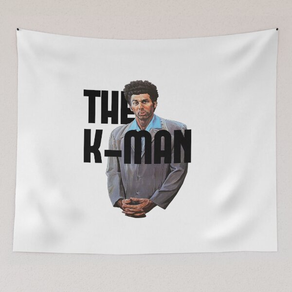 Item preview, Kramer Painting - K-Man - Seinfeld - Black Text designed and sold by averbene.