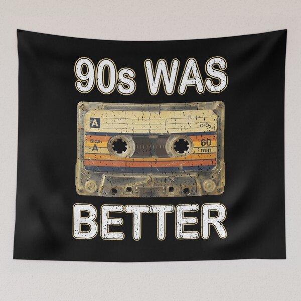 Item preview, 90s Was Better Retro Cassette Tape Nostalgic Music Musician Demo Tapes 8 Tracker Mix Tape Cool Days Freedom designed and sold by Jt41.