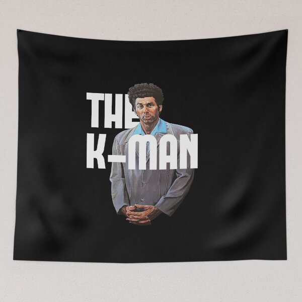 Item preview, Kramer Painting - K-Man - Seinfeld - White Text designed and sold by averbene.