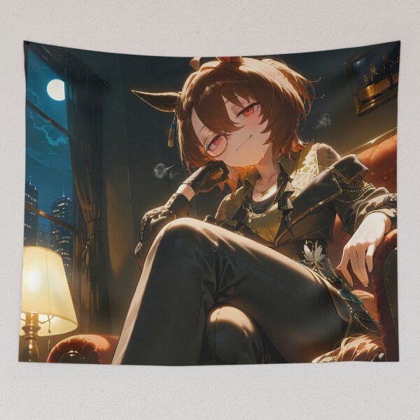 Item preview, Agnes Tachyon Uma Musume Night City Moonlight Lounge Elegant designed and sold by Tokyonomad.