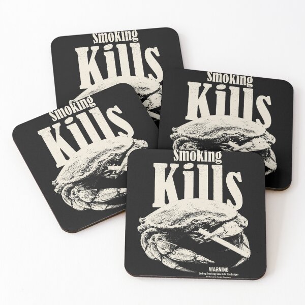 Item preview, Crab smoking kills designed and sold by LiuTiuuu.