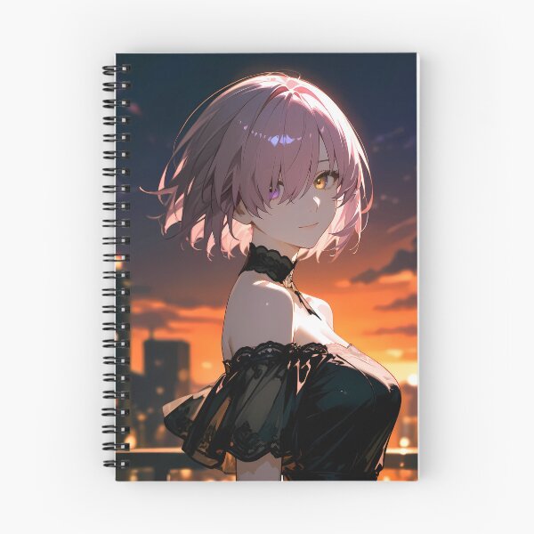 Item preview, Shielder Mash Kyrielight Sunset Glow Black Dress Fate Grand Order Anime Girl designed and sold by Tokyonomad.