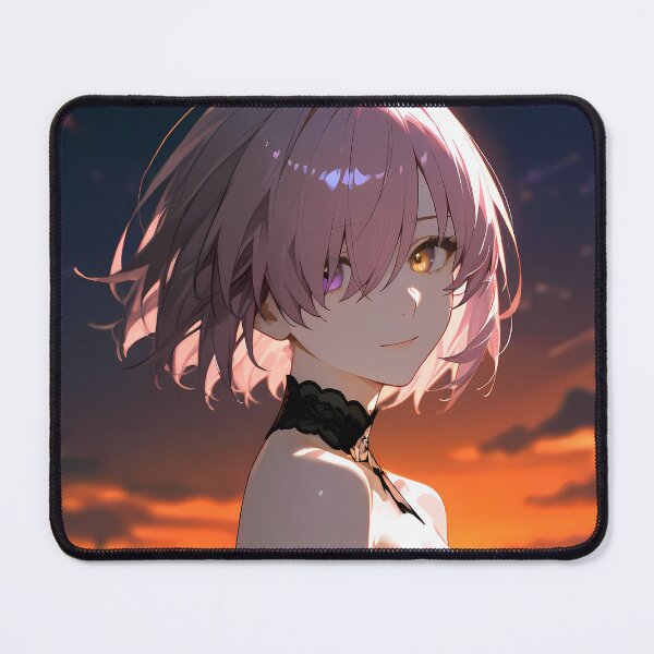 Item preview, Shielder Mash Kyrielight Sunset Glow Black Dress Fate Grand Order Anime Girl designed and sold by Tokyonomad.