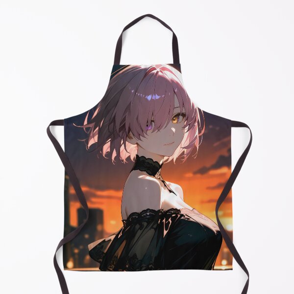 Item preview, Shielder Mash Kyrielight Sunset Glow Black Dress Fate Grand Order Anime Girl designed and sold by Tokyonomad.