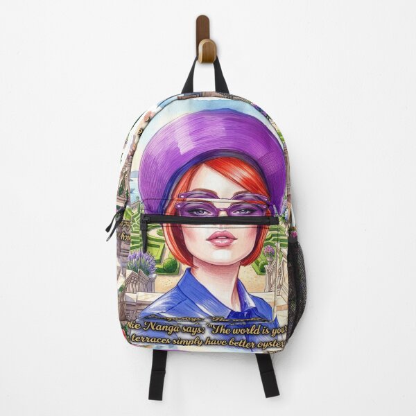 Item preview, Fancy Auntie Ñanga The World Is Your Oyster: Funny Luxury Travel Art designed and sold by KabronX.