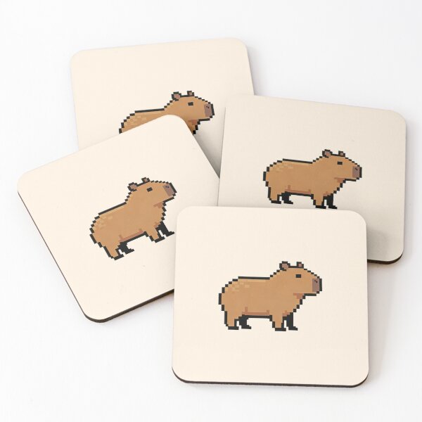 Item preview, Cute Pixel Capibara designed and sold by SoftMintStudio.
