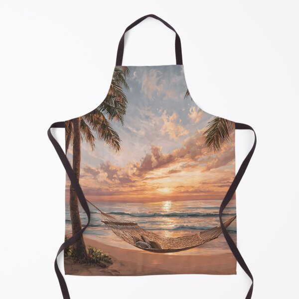 Item preview, beach hammock between two palm trees designed and sold by dcrc.