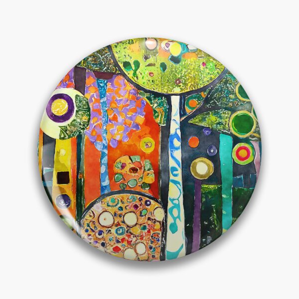 Item preview, Fantasy Funky Forest Of Abstract Trees Digital Art designed and sold by DEC02.