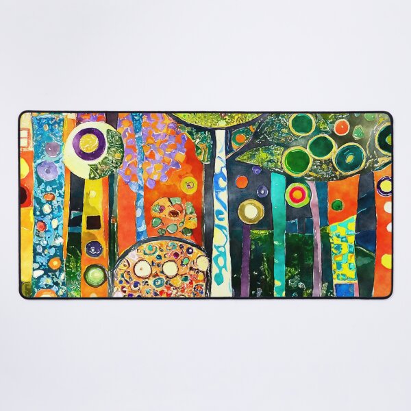 Item preview, Fantasy Funky Forest Of Abstract Trees Digital Art designed and sold by DEC02.