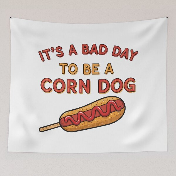 Item preview, funny corn dog designed and sold by Uglyandcute.