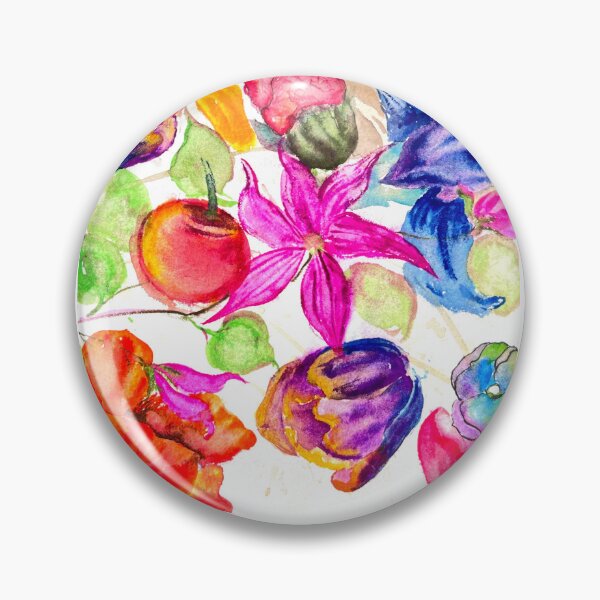 Item preview, Colorful Floral Pattern Watercolor Abstract Garden designed and sold by TinTinBloom.