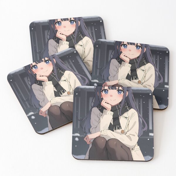 Item preview, Shoko Makinohara Bunny Girl Senpai Anime Girl Winter Snow designed and sold by riadjamai.