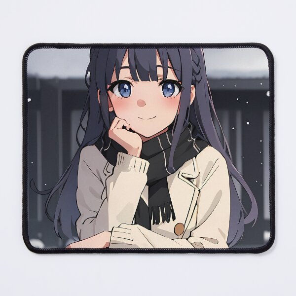 Item preview, Shoko Makinohara Bunny Girl Senpai Anime Girl Winter Snow designed and sold by riadjamai.