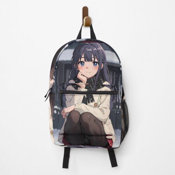 Item preview, Shoko Makinohara Bunny Girl Senpai Anime Girl Winter Snow designed and sold by riadjamai.