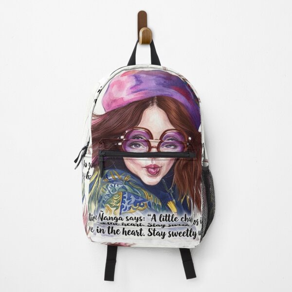 Item preview, Auntie Ñanga Sweetly Unhinged: Funny Whimsical Portrait Art designed and sold by KabronX.