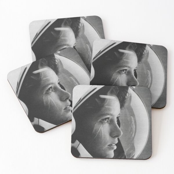 Item preview, Woman Astronaut, Vintage Black and White Old Photo designed and sold by IconicArchive.