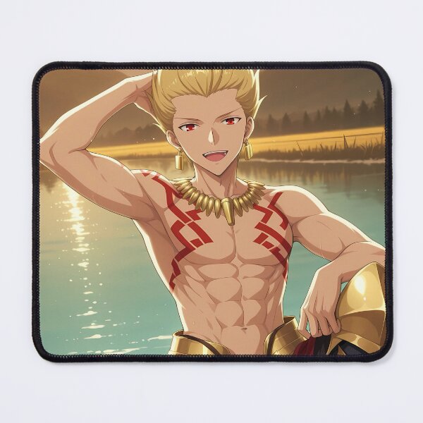 Item preview, Gilgamesh Fate Stay Night Sunset Warrior by the Lake designed and sold by riadjamai.