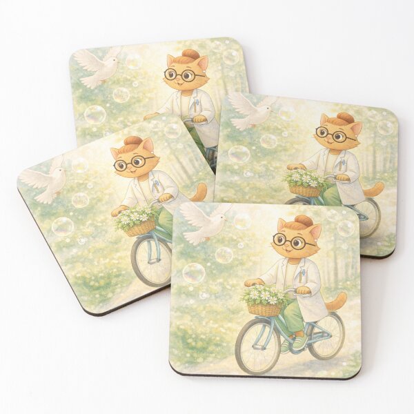 Item preview, I ride my bicycle - Dr. Mia Meow designed and sold by drmiamiau.
