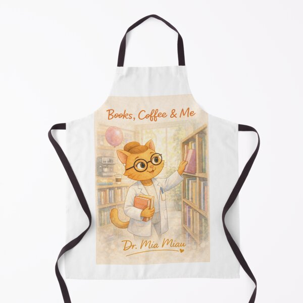 Item preview, Books, Coffee & Me - Dr. Mia Meow designed and sold by drmiamiau.
