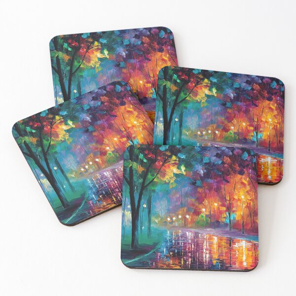 Item preview, Vivid Reflections Through a Dreamlike Night Forest designed and sold by FlaskLab.