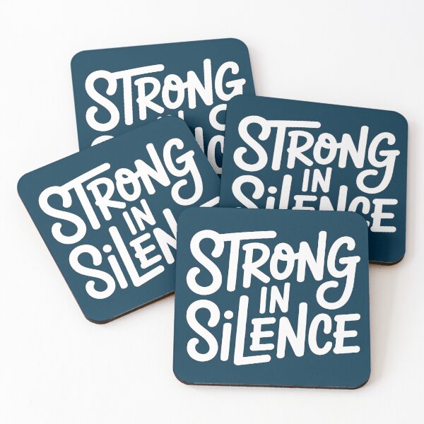 Item preview, Strong in Silence – Soft Strength Aesthetic Design designed and sold by ُEldalal-Design.