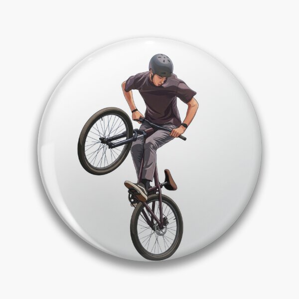 Item preview, BMX Rider Performing Mid-Air Tailwhip Trick designed and sold by RafinaArt.