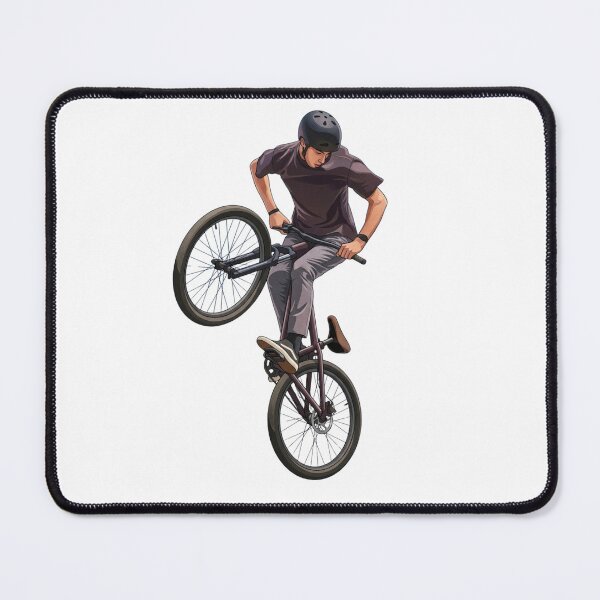 Item preview, BMX Rider Performing Mid-Air Tailwhip Trick designed and sold by RafinaArt.