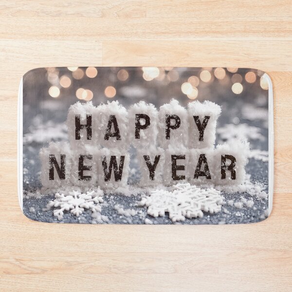 Item preview, Warm Lights Happy New Year Greeting 5 designed and sold by FlaskLab.