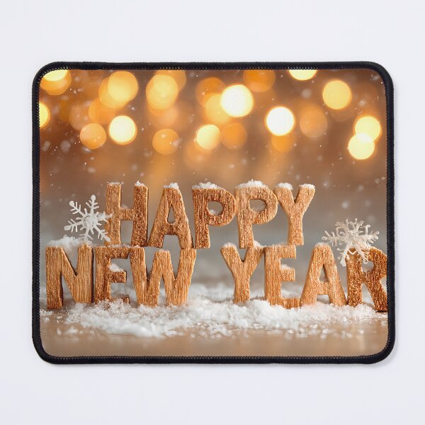 Item preview, Warm Lights Happy New Year Greeting 4 designed and sold by FlaskLab.