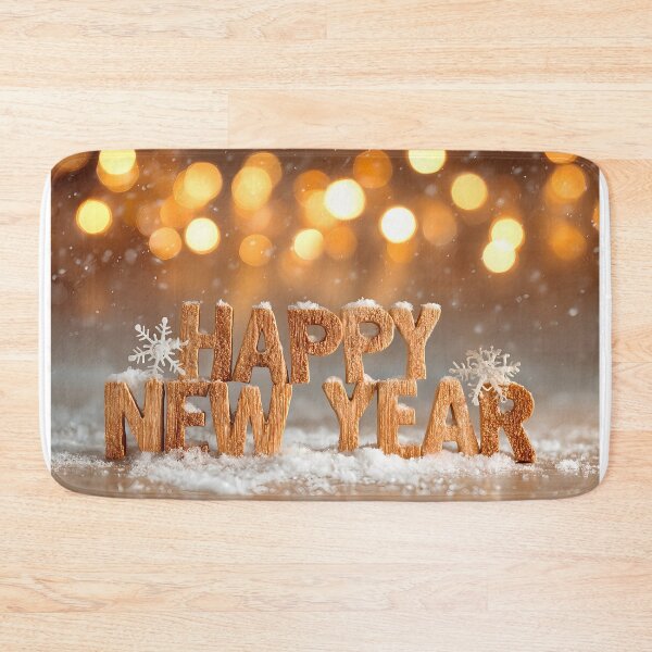 Item preview, Warm Lights Happy New Year Greeting 4 designed and sold by FlaskLab.