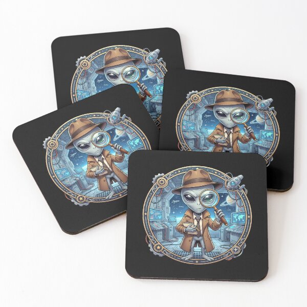 Item preview, Detective Alien Solving Space Crimes designed and sold by Sunkhung.