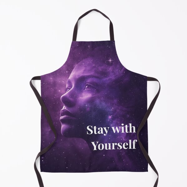 Item preview, stay with yourself | purple cosmic aesthetic designed and sold by MysticPurpleHue.