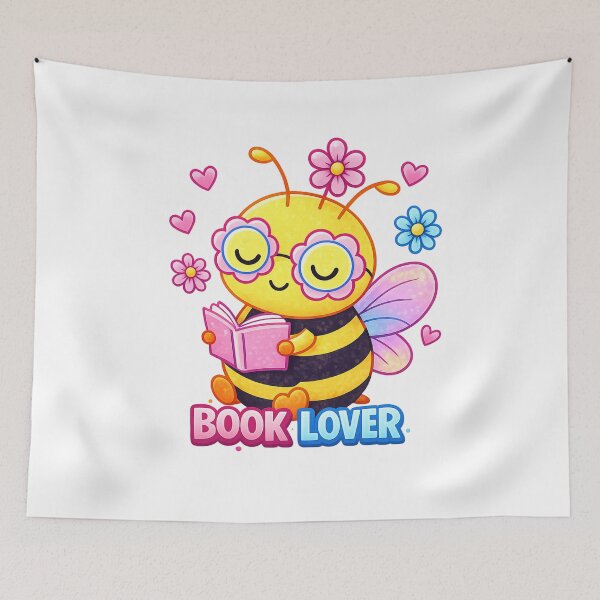 Item preview, Book Lover Reading Bee Cute Design designed and sold by SoftSproutstu.